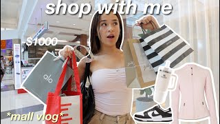 SHOPPING VLOG 🛍️ huge clothing haul, back to school essentials, buying a new wardrobe + fit inspo