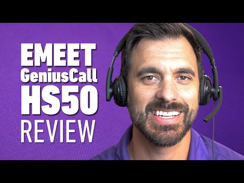 EMEET GeniusCall HS50:  USB Headset Around $20