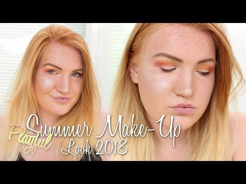 Playful Summer Make Up Look 2018 | Tessa Klok