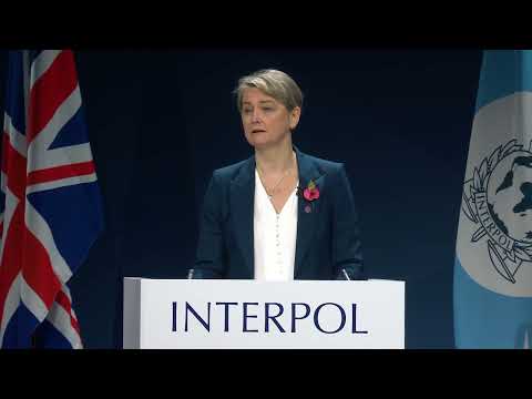 UK Home Secretary Yvette Cooper - 92nd INTERPOL General Assembly