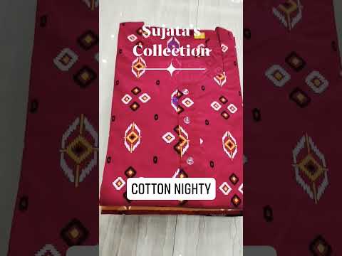 Cotton Nighty Collection's #shorts #youtubeshorts #cotton #nighty #dress