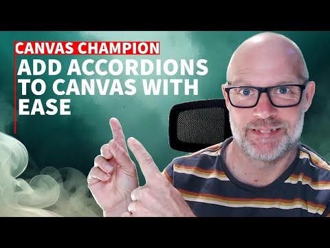 How to Add Accordions to Canvas with Ease