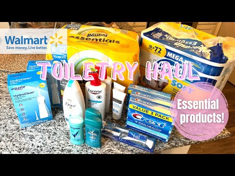 $150 WALMART TOILETRY HAUL | ESSENTIAL PRODUCTS