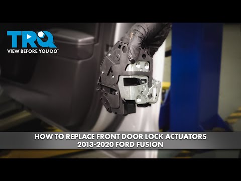 How to Replace Front Door Lock Actuators 2013-2020 Ford Fusion