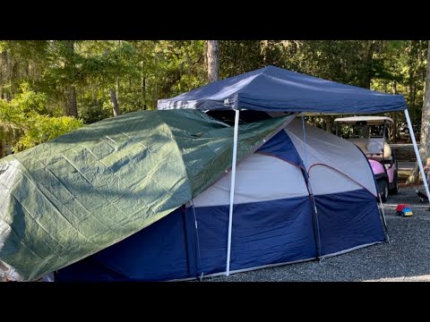 Our Tent Set Up (Back at Disney)