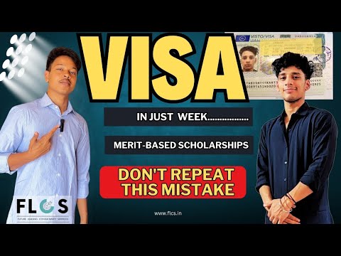 How he Got Visa + Merit-Based Scholarship | Study in Italy with FLCS Consultancy | Italy visa  #visa