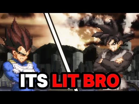 VEGETA VS GOKU BLACK GOT ME HYPED