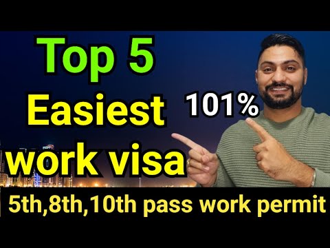 Easy work visa countries for indians | easiest European countries to get work visa & work permit