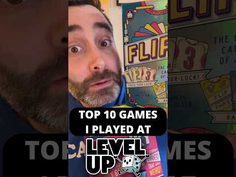 Top 10 Games I Played At Level Up Retreat 2025 #boardgames