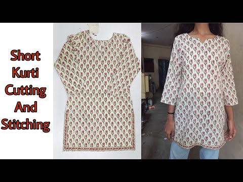 Short Kurti/kameez/Cutting And Stitching|How To Make Short Kurti