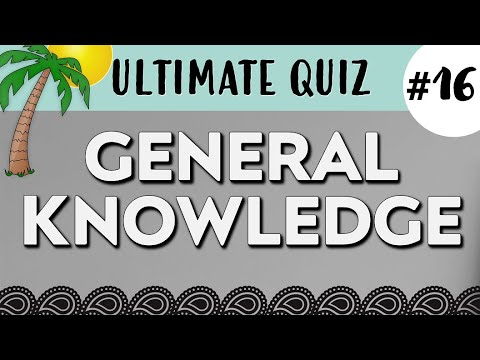 General knowledge quiz [#16] -  Angels 👼, piano 🎹, cherry trees 🌸 & more! - 20 questions