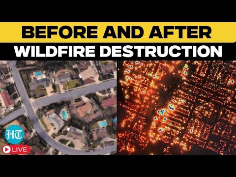 California Wildfire 2025 LIVE | Los Angeles Wildfire LIVE | Aerial View Of California | US News