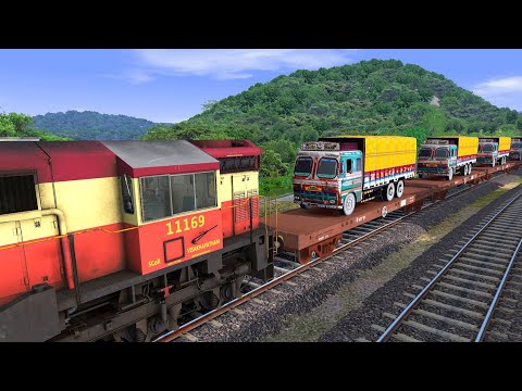 WDM3D LOCO COUPLING LORRY CONTAINER I TRAIN SIMULATOR I BUMPY RAILROAD I RAILWORKS I RAILWAY RITAM