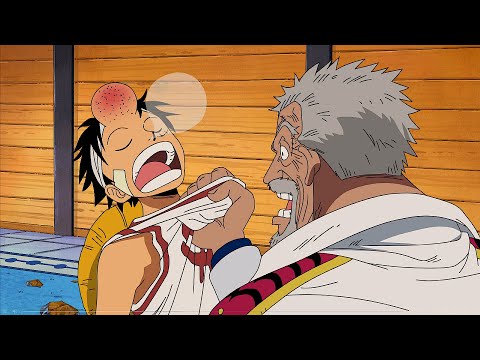 Garp tells Luffy about Shanks strength😨🔥(English Sub)