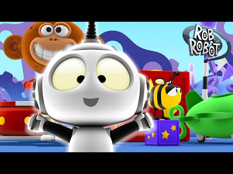 Space Mission To Wind Up Planet! 🚀  | Rob The Robot | Preschool Learning