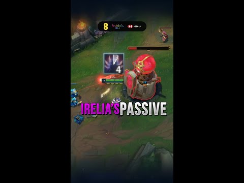 Irelia can now apply her passive on towers #leagueoflegends #leaguetips #leagueguides