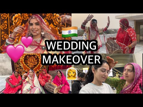 👰‍♀️I BECAME A RAJASTHANI BRIDE💕 | wedding makeover