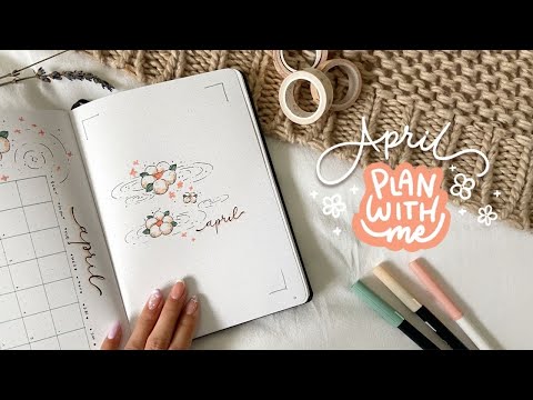 PLAN WITH ME ~ April 2022 Bullet Journal Setup