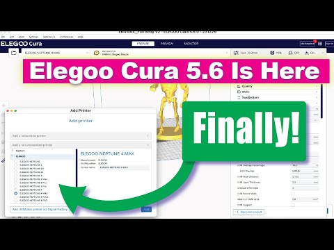 Elegoo FINALLY Updates Cura + Neptune 4 Profiles