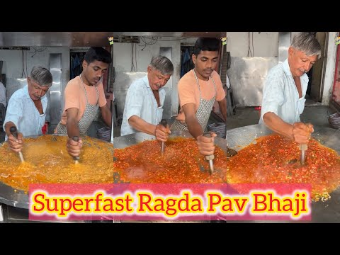 Superfast Ragda Pav Bhaji in Surat😍😍 Ragad ke bnate hai ye🤩🤩