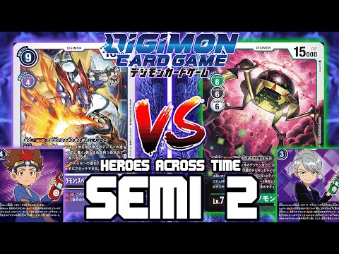 Arresterdramon SM VS Quartzmon!! | Digimon Card Game: BT-12 Heroes Across Time (SEMIFINAL 2)