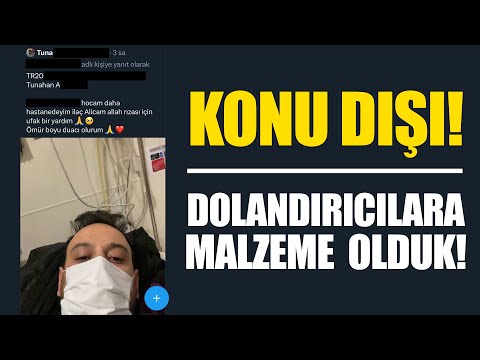 DOLANDIRICILARA MALZEME OLMAK ve BİZDEN ONLARA TAVSİYELER! - Konu dışı!