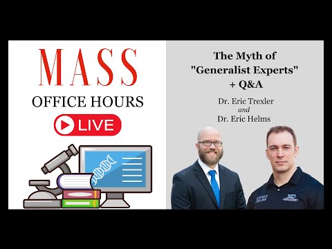 MASS Office Hours Episode 53 (The Myth of "Generalist Experts" + Q&A)