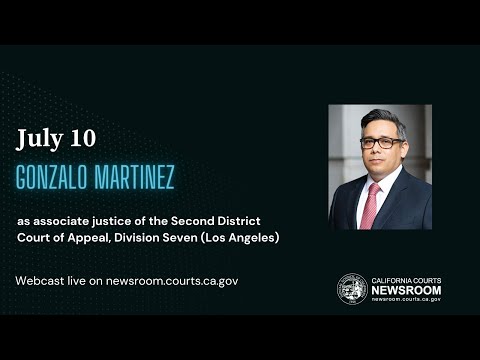 Commission on Judicial Appointments: Gonzalo Martinez