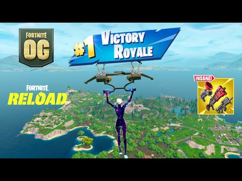 Fortnite Reload | 60 Kill Solo vs Squads OG Wins Full Gameplay (Ps4 Controller)