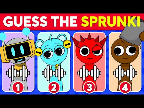 Guess Incredibox Sprunked BUT Sprunki Style by Their VOICE 🔊😎🤑