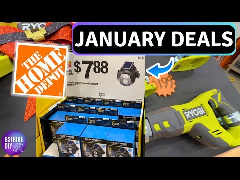 Home Depot January 2025 Tool Deals and Sales!