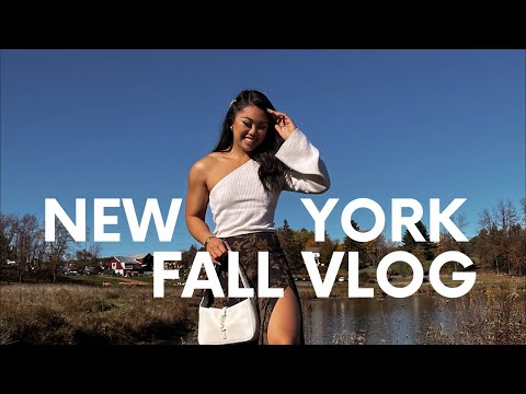 Fall in New York|Alpacas, Hard Cider Tasting, Giant Pancake, Apple Farm, Cider Donuts, Shopping|VLOG