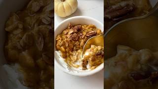 Copycat MUSH Pumpkin Overnight Oats | Eating Bird Food 🎃 #overnightoats #pumpkinseason #fallflavors