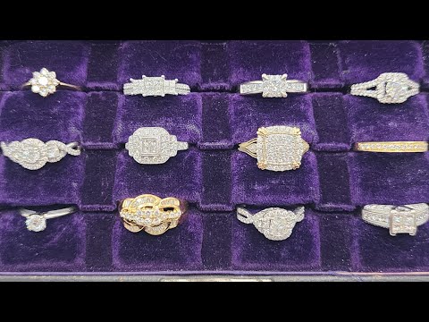 TOP 12 DIAMOND & GOLD RINGS FROM 2024! #diamond #gold #wedding #ring #diamondring #estate #jewelry