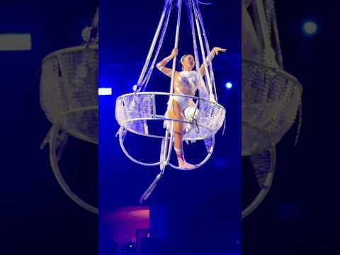 Breathtaking Chandelier Performance! A Must-See Aerial Act ✨🤯