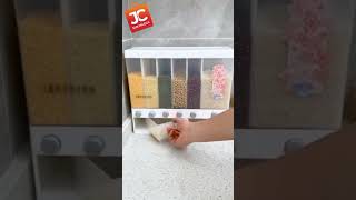 Wall Mounted Divided Rice & Cereal Dispenser 🎉 Now available on the #JoChaho app! #shorts