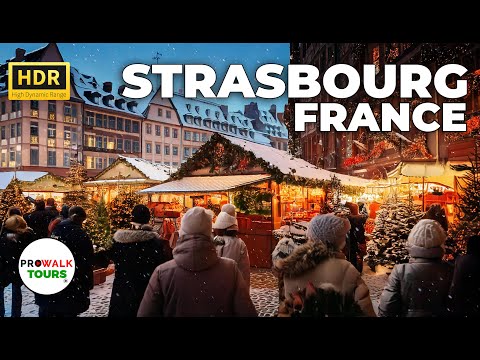 Strasbourg Christmas Markets Day Walk | Explore the Capital of Christmas in 4K HDR