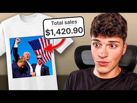 I Made $1,000 Per Day Selling Trump Merch on TikTok