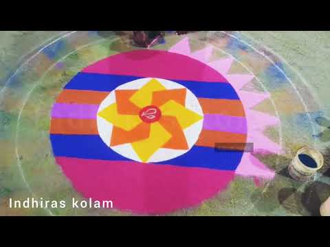 simple rangoli | rangoli easy step by step | different kolam | rangoli 2024 | rangoli kolam