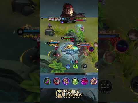 gameplay lapu lapu build full tank 😋||subscribe #mobilelegends#bantususcribe#buildmobilelegends#fyp