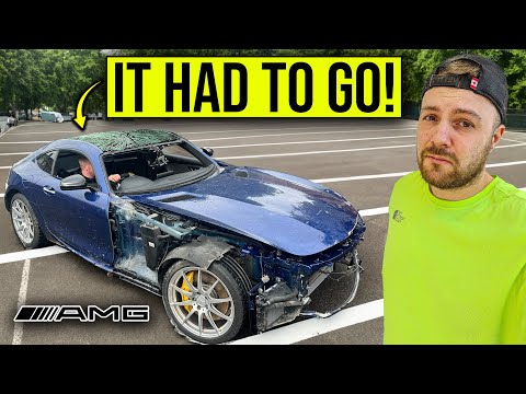 I CHOPPED THE ROOF OFF MY WRECKED MERCEDES AMG GT