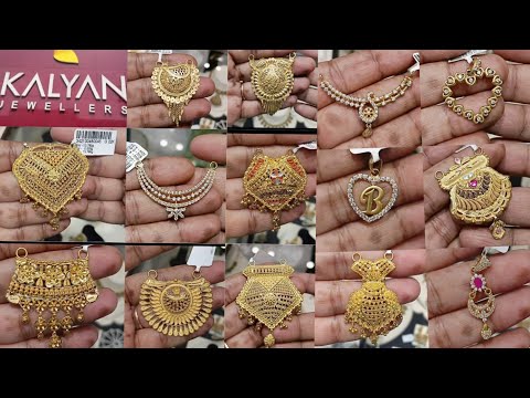 Just 1.5 Gm Starts Kalyan jewellers Gold Mangalsutra Pendant Designs |Pendant designs in gold 2025