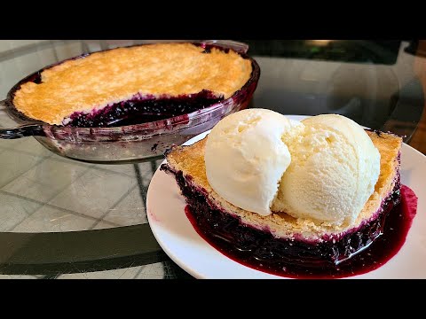 Southern style Blueberry Cobbler