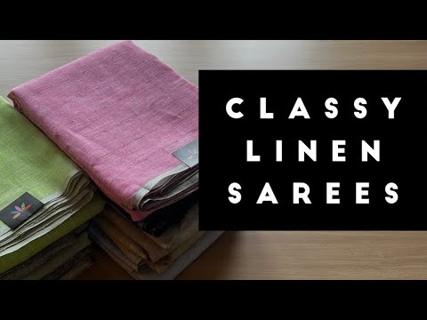 Detailed Video - Classy Linen Sarees | Shop on www.fabk.in #fabksarees #linensarees #weavesofindia