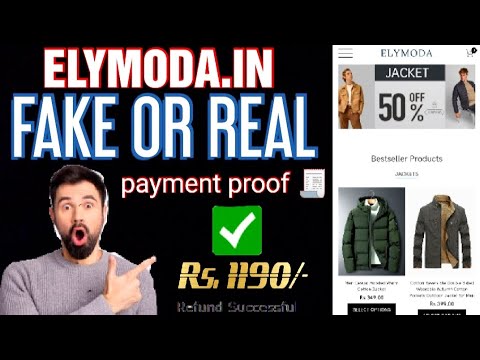 Elymoda website review | Elymoda.in fake or real | Elymoda.in website jacket  review |