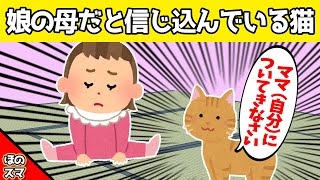 【2chほのぼの】娘の母であると信じ込んで、世話を焼く猫が可愛すぎるwww