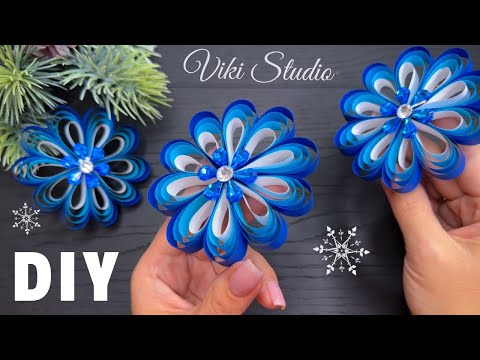 How to make EASY Paper Flowers DIY Paper Craft Ideas Tutorial