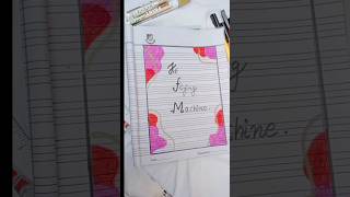 Title page ideas / front page #coverpagedesign #subscribe