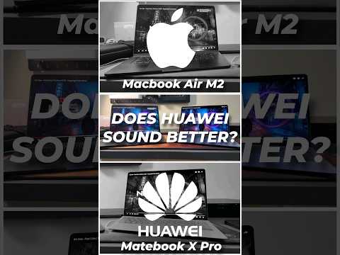 Does Huawei Matebook X Pro Sound Better? #shorts