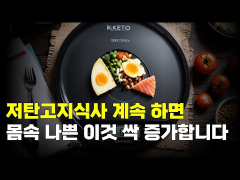 저탄고지 식사 계속 하면, 몸속 나쁜 이것 싹 증가합니다!